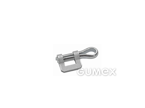 Schellenkopf für das Band NORMETTA NORMAFIX, 9mm, verzinkter Stahl W1, 